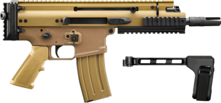 FN SCAR 15P SBT 5.56 NATO Semi-Auto Pistol - Flat Dark Earth - 7.5" - 10 Round